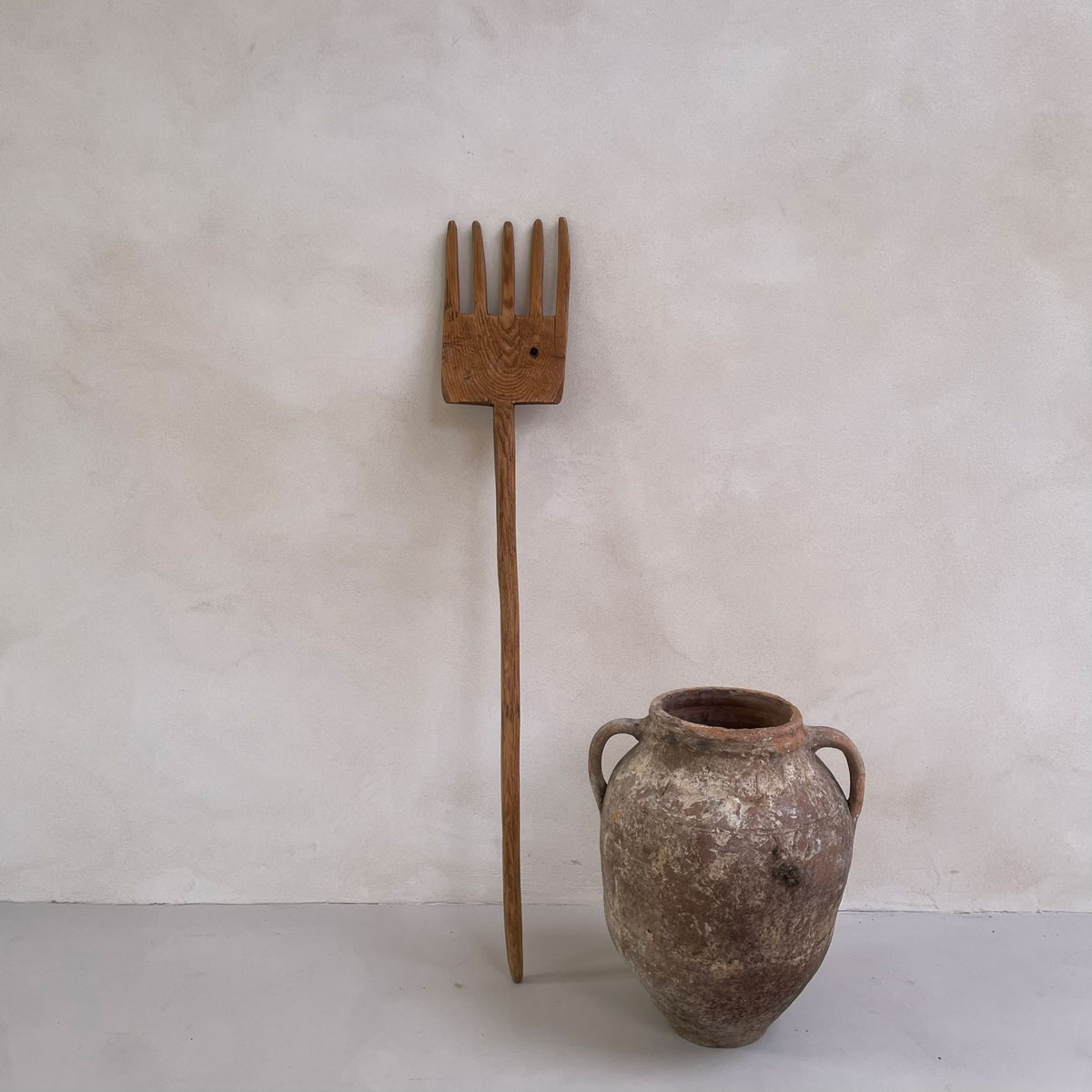 Antique Wooden Fork NO:01