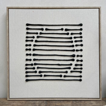 Abstract Lines Linen Artwork 1