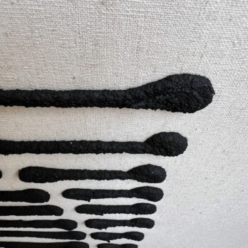 Abstract Lines Linen Artwork 2