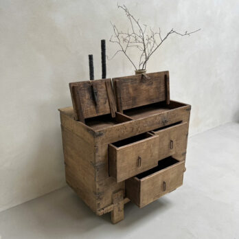Antique merchants trunk cabinet | Cyril