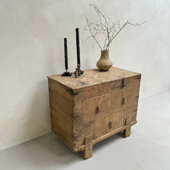Antique merchants trunk cabinet | Cyril