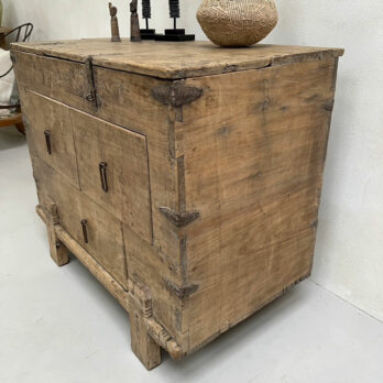 Antique merchants trunk cabinet | Cyril