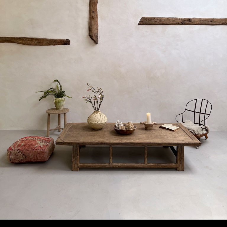 Antique extra large coffee table | Daphne