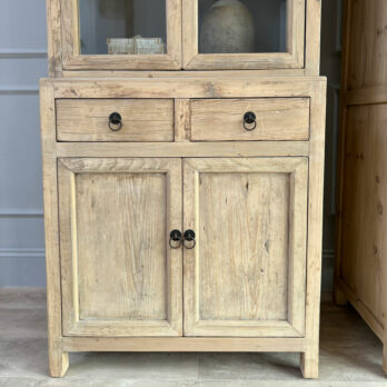 Pair of Reclaimed glazed dressers