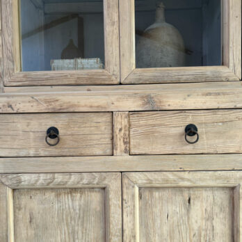 Pair of Reclaimed glazed dressers