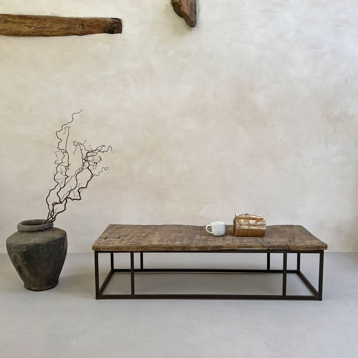 Antique Rustic Coffee Table Harland