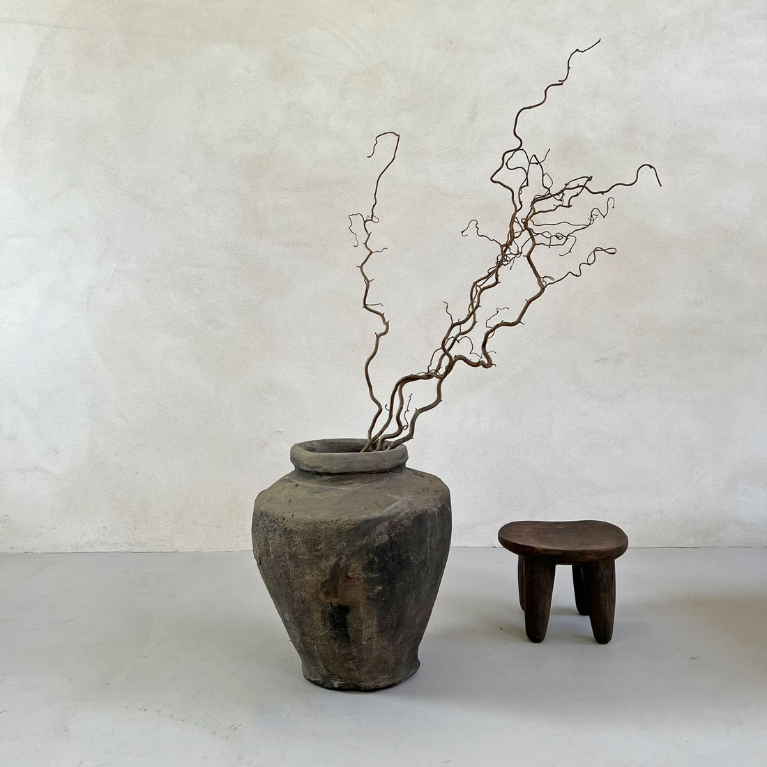 Antique Nepalese Clay Pot E