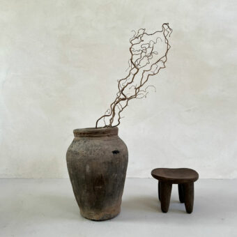 Antique Nepalese Clay Pot A