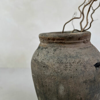 Antique Nepalese Clay Pot A