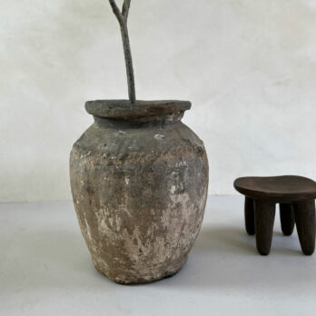 Antique Nepalese Clay Pot C