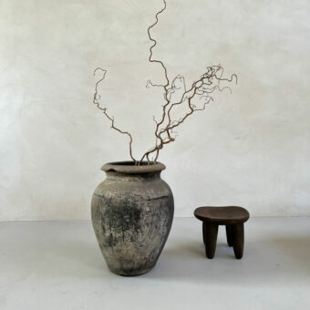 Antique Nepalese Clay Pot D