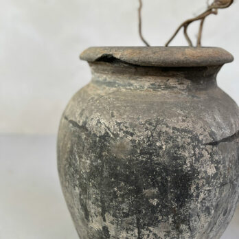 Antique Nepalese Clay Pot D