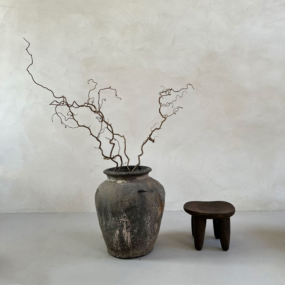 Antique Nepalese Clay Pot F