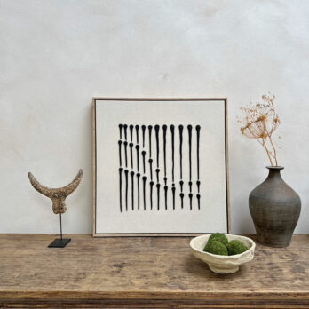 Abstract Lines Linen Artwork 2