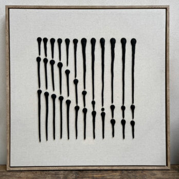 Abstract Lines Linen Artwork 2