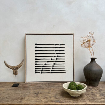 Abstract Lines Linen Artwork 2