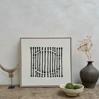 Abstract Lines Linen Artwork 1