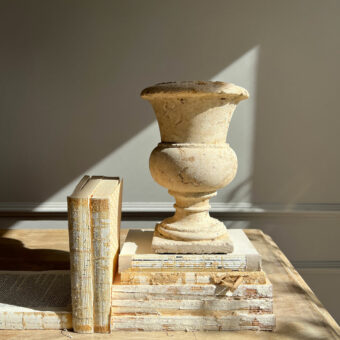 Small Carved Standstone urn