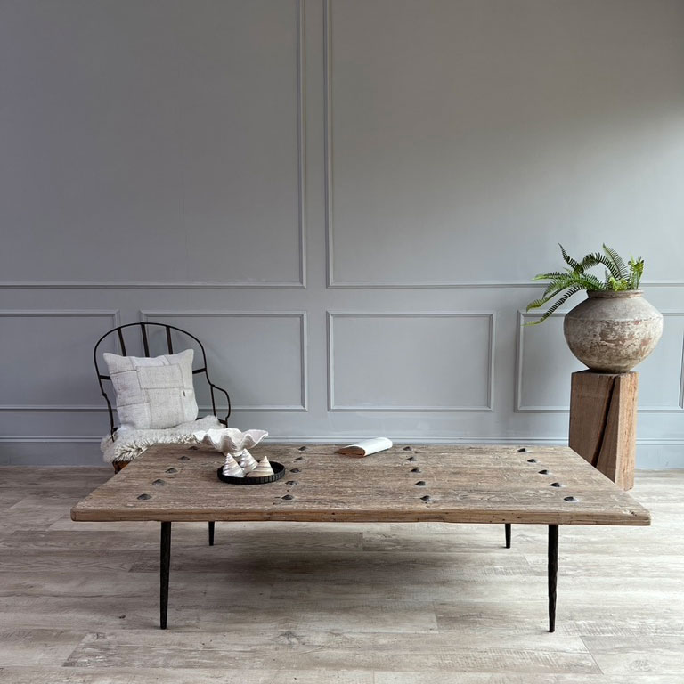 Antique door coffee table | Sophia