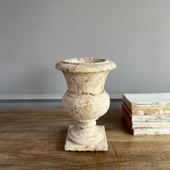 Small Carved Standstone urnSmall Carved Standstone urn