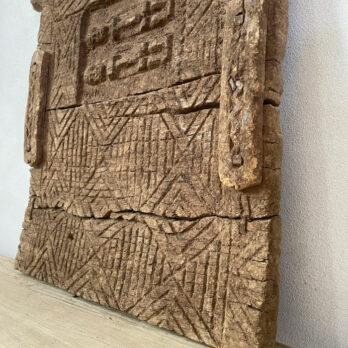 Antique Carved Wood Panel A