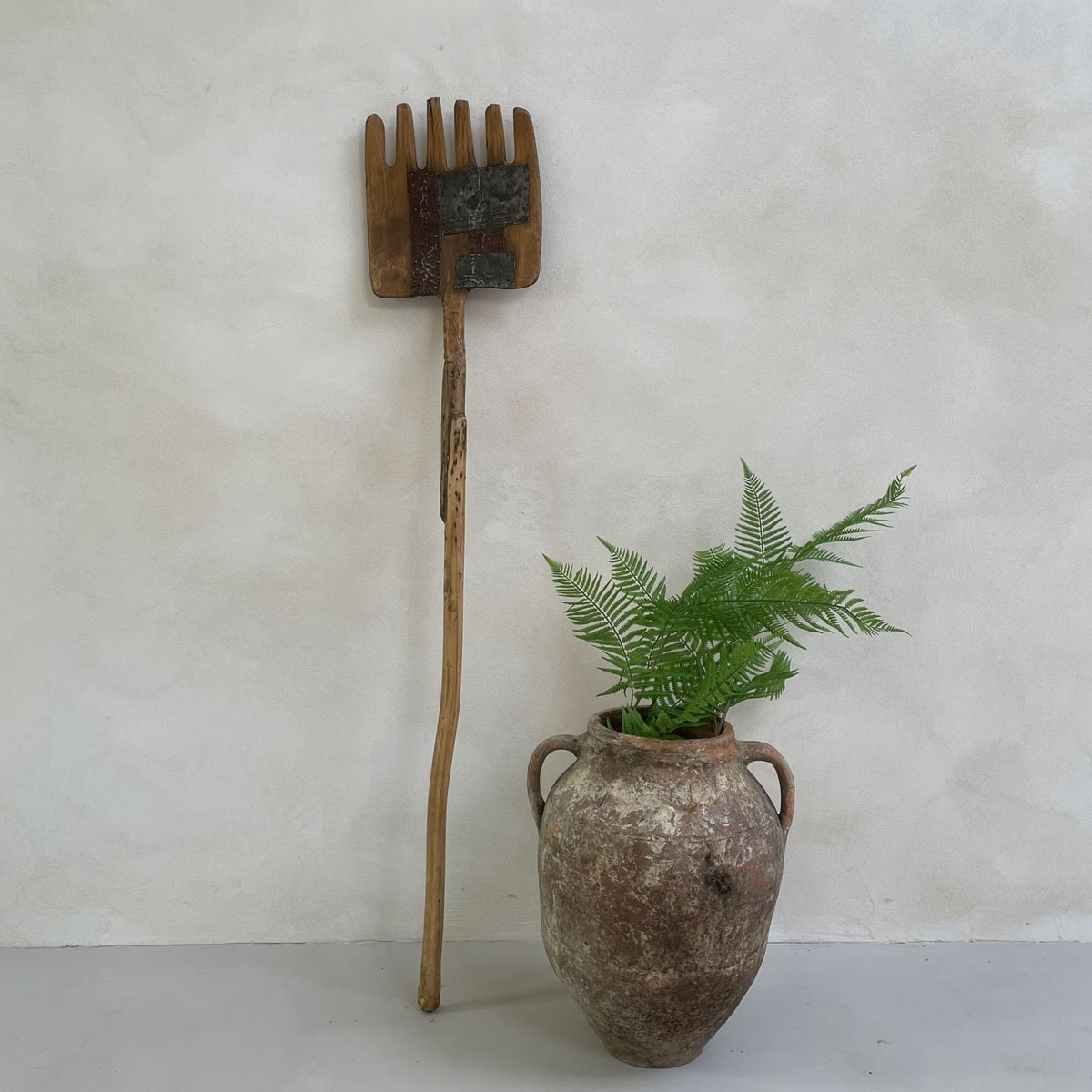 Antique Wooden Fork NO:04